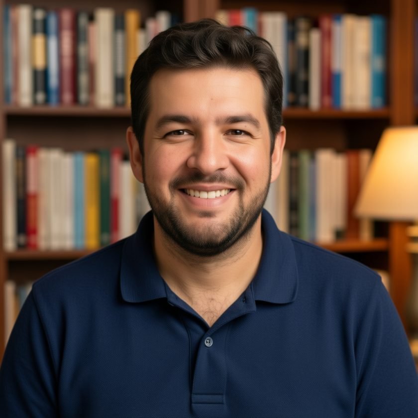 Allan Gomes em seu espaço de atendimento